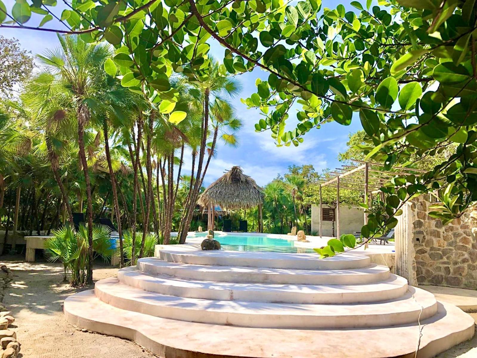 Kin Resort Lodge Maya Beach Esterno foto